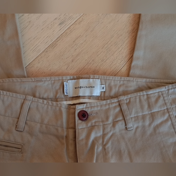 Wings+Horns Tokyo Khaki Chino Trousers. Almost New. - Picture 4 of 14